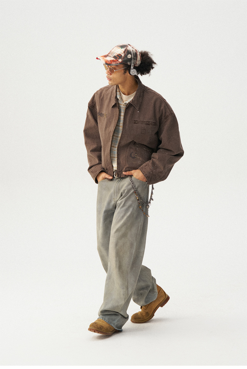 Куртка Nothomme Monterest Year of the Horse Limited Edition Vintage Washed Distressed Detroit Loose Fit Cropped Canvas Jacket