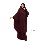 SET: KHIMAR AND SILK SKIRT  FROM MEDINA SILK (One size)