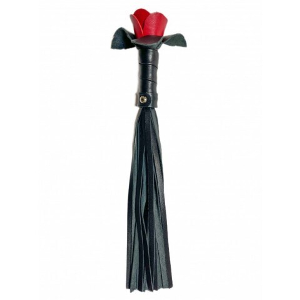 Плеть красная роза с кожаными хвостами