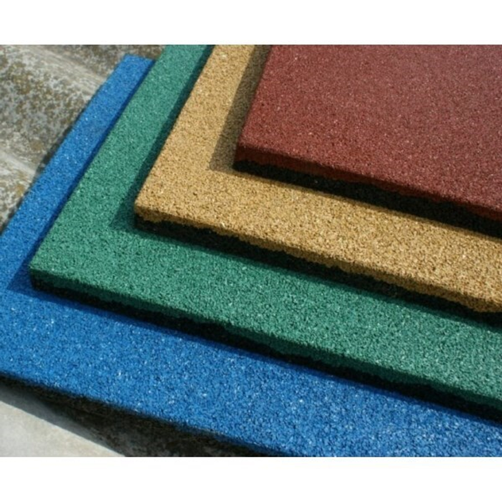 Резиновая плитка Sgm Tile 850 (рельефное основание), 500х500 мм 15 мм до 10м2