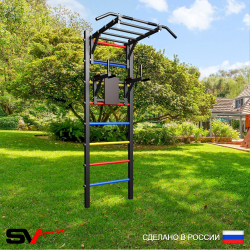 Уличная шведская стенка Sv Sport У442 (Турник-Рукоход/Брусья)