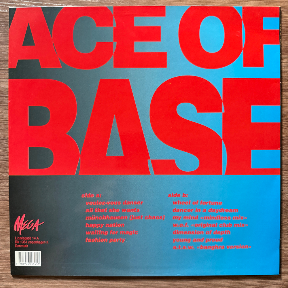 Ace Of Base - Happy Nation (Германия 1992г.)