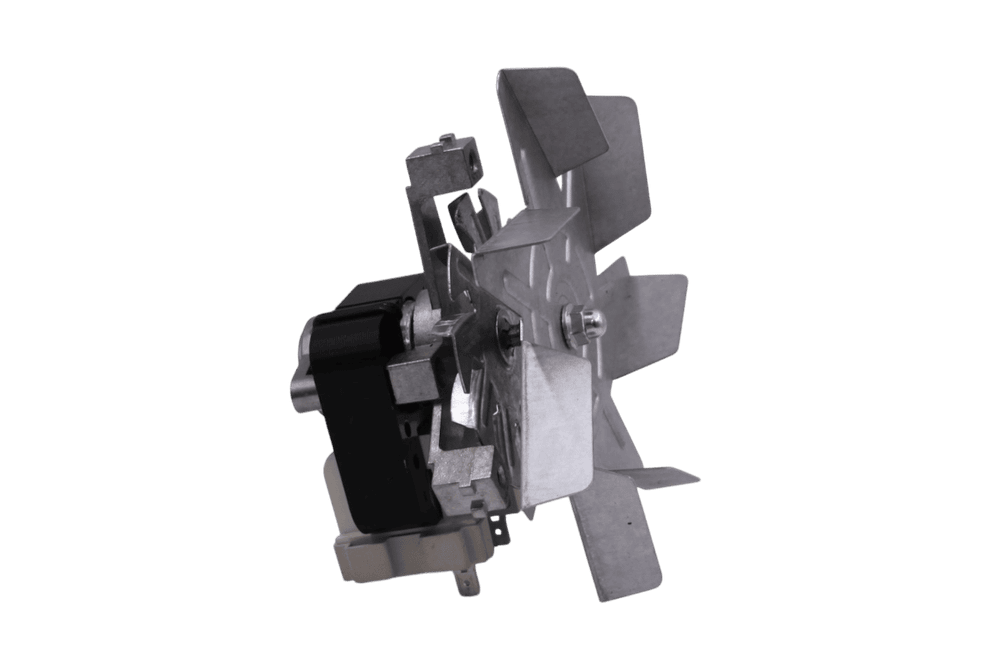 Вентилятор обдува духовки (конвекции) YJ64-20 в сборе с металлической лопастью (крыльчаткой) электроплиты Haier