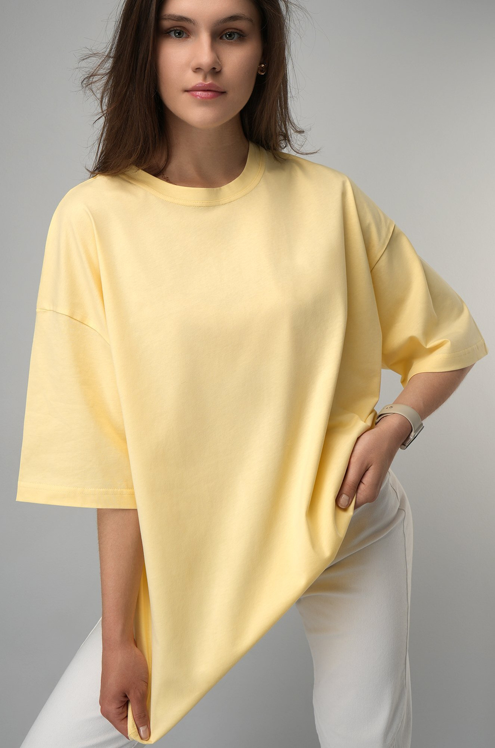 Женская футболка оверсайз Happyfox