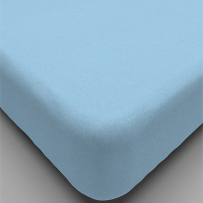 Простыня трик. на резинке 180*200*20 Голубой ТГ