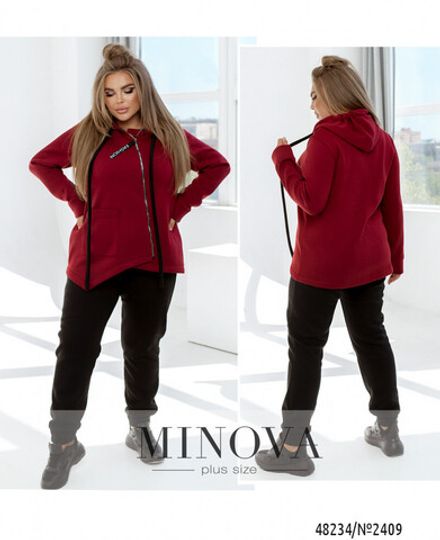 Костюм 2409-бордо Minova Фото 1