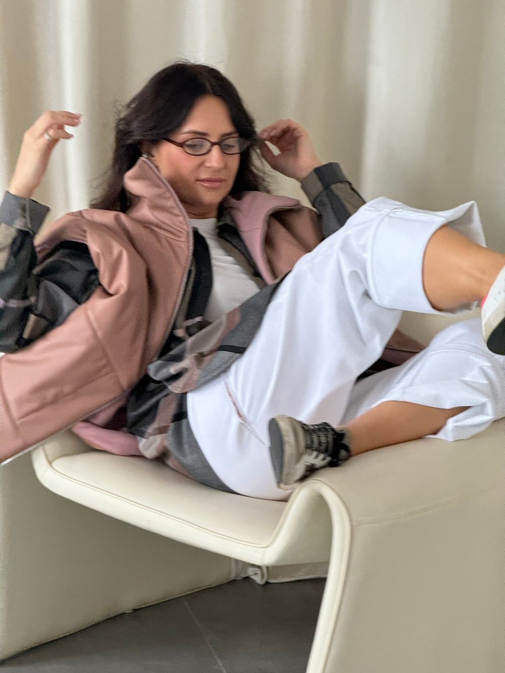 Утепленный жилет из эко-кожи