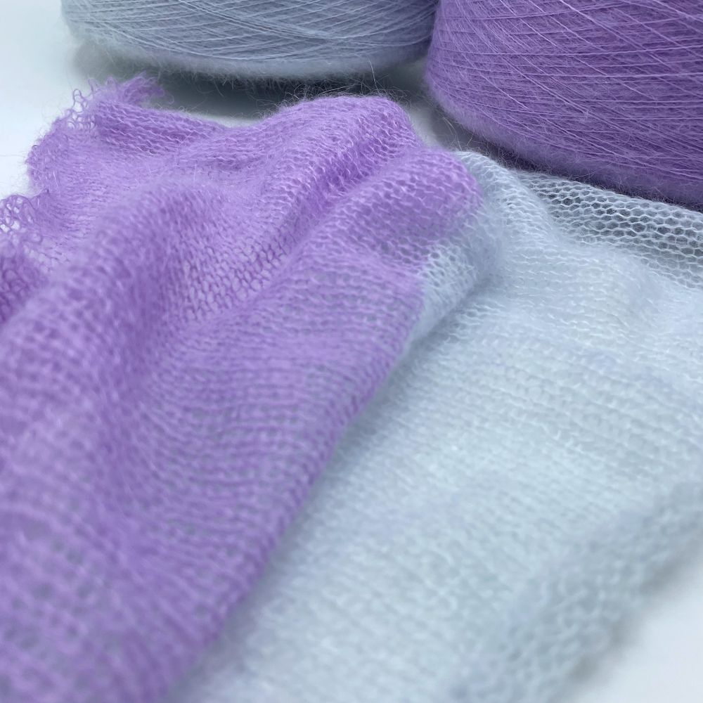 Бобинная пряжа для вязания (200 гр.) Pool Filati S.R.L. 50% супер  кид мохер 50% полиамид