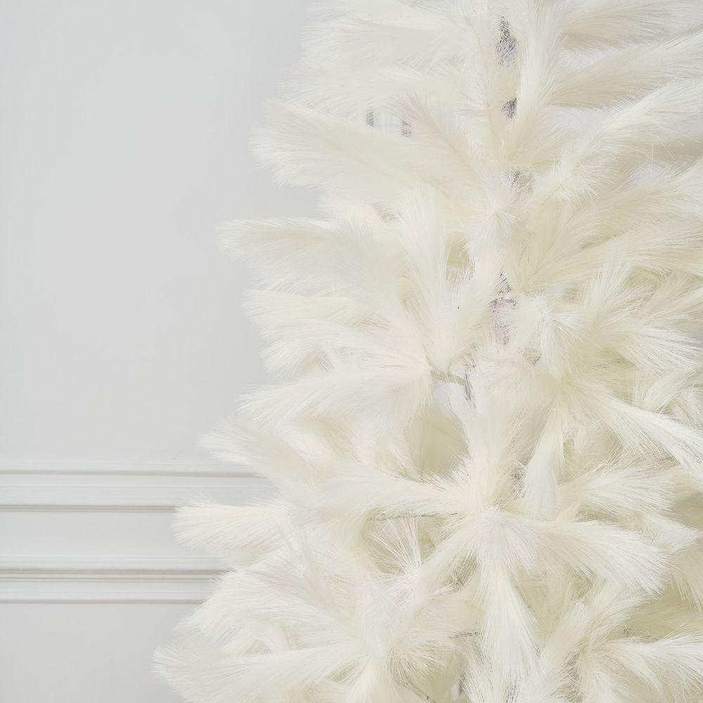 Искусственная белая елка «White Charm» (ветки из пампасной травы) от 2,1 м до 2,4 м