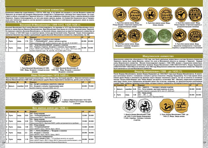 Каталог монет России и допетровской Руси 980-1917 годов (с ценами), 6-й выпуск