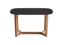 Стол обеденный Cross 2 140*80 см (черный, бук)