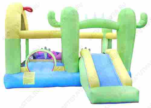 Батут для дачи "Весёлые кактусы"  3,6*3,45*2,4 м