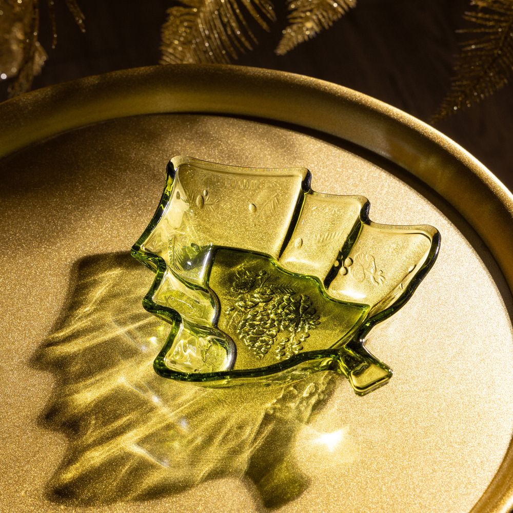 БЛЮДО СЕРВИРОВОЧНОЕ "CELEBRATION" В ФОРМЕ ЕЛКИ, 19*17*4,5 СМ