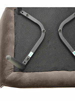 Стул LA ALTA BEATRICE велюр антрацит, каркас черный