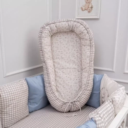 Подушка-гнездышко Lappetti Кролик Лаппин серый