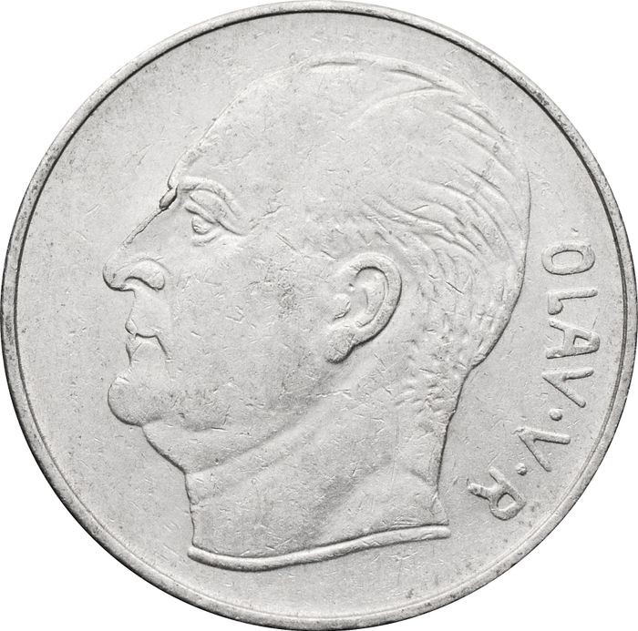 1 крона 1958-1973 Норвегия XF