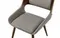 Стул Sven, серая экокожа, орех