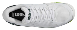 Теннисные кроссовки Wilson Rush Pro Ace - white/pondersoa/jas green - White Brazowy Green