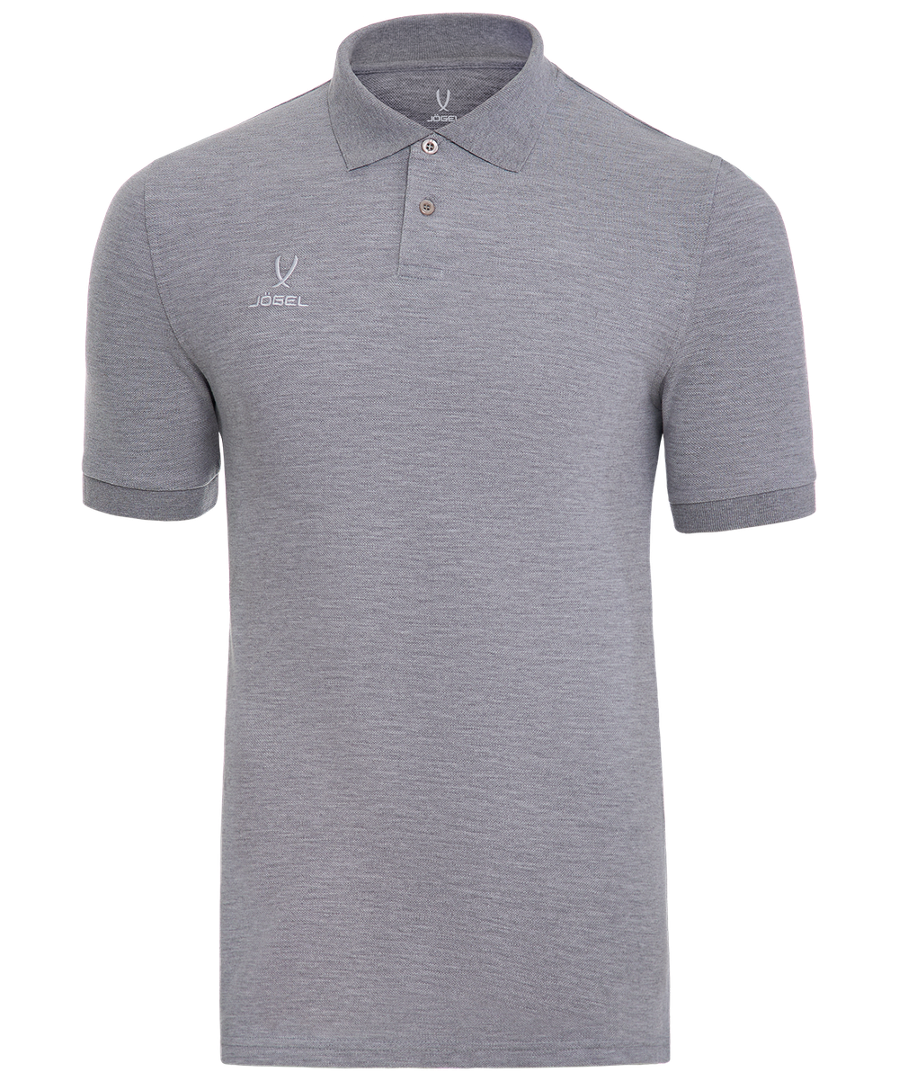 Поло ESSENTIAL Cotton Polo 23, серый меланж