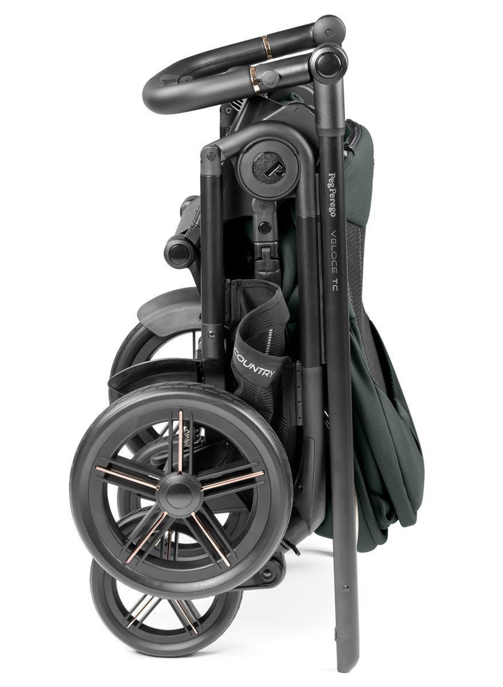 Коляска Peg Perego Veloce TC New Belvedere Lounge 3 в 1 Metal