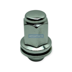 Гайка колесная с шайбой, M12 x 1,5, L=47, ключ 21, Хром