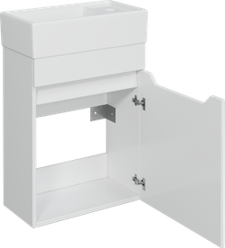 Тумба под раковину без столешницы DIWO Архангельск 40 подвесная, белая 1