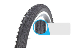 Покрышка TRIX 24"х 2.125 (57-507) TXBL-804, горная средняя, черная