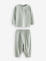 Пижама для мальчика Next B29-544, 3 шт., Салатовый, Темно-синий, Коричневый