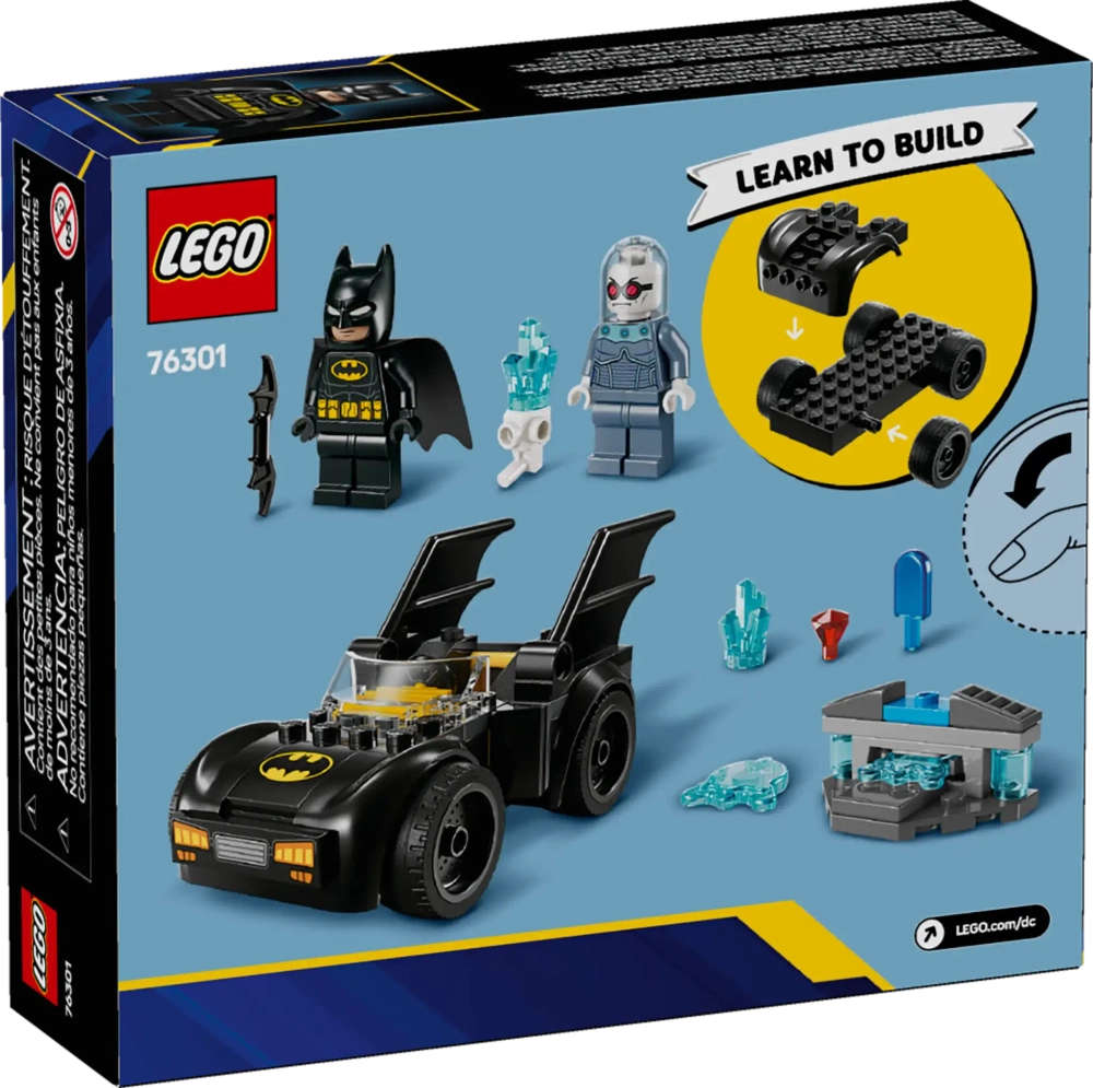 Конструктор LEGO The Batman 76301 Бэтмен и Бэтмобиль против Мистера Фриза