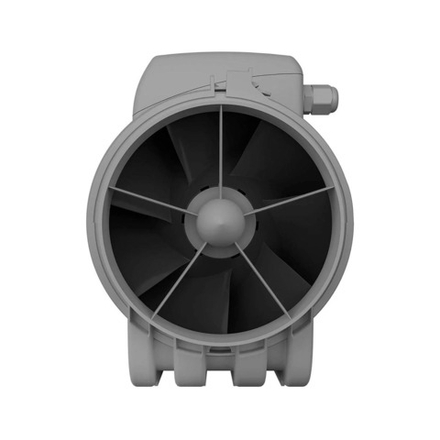 Вентилятор осевой канальный Era Pro Typhoon 125 2SP, 2 скорости, D 125, 25/29 Вт