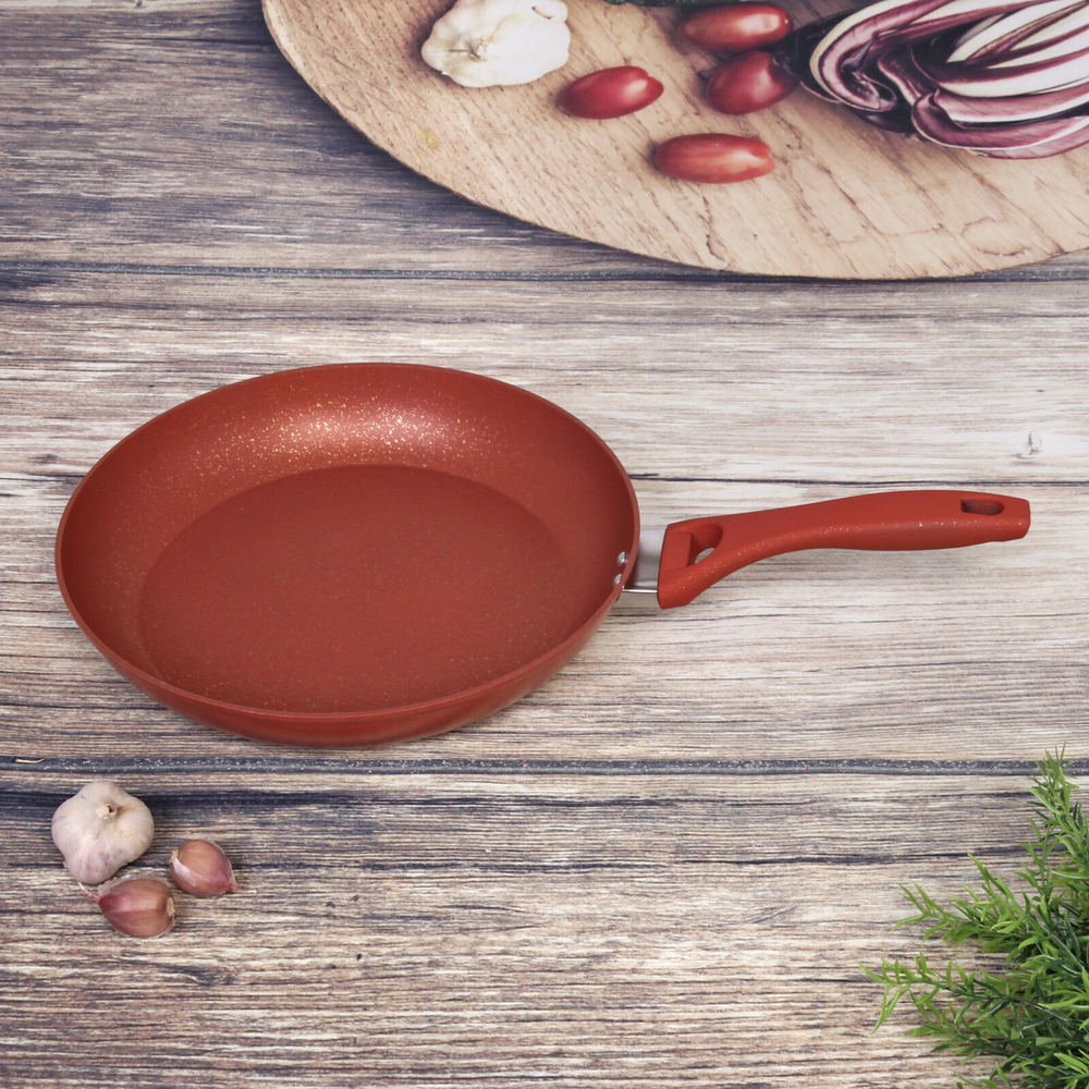 Сковорода «Atlanta» Terracotta 28см с антипригарным покрытием, бакелитовая ручка