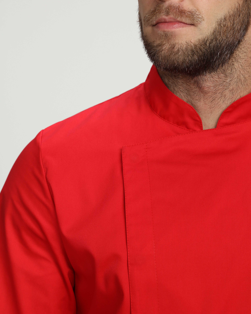 Китель повара Гастро (тк.Смесовая,160), красный