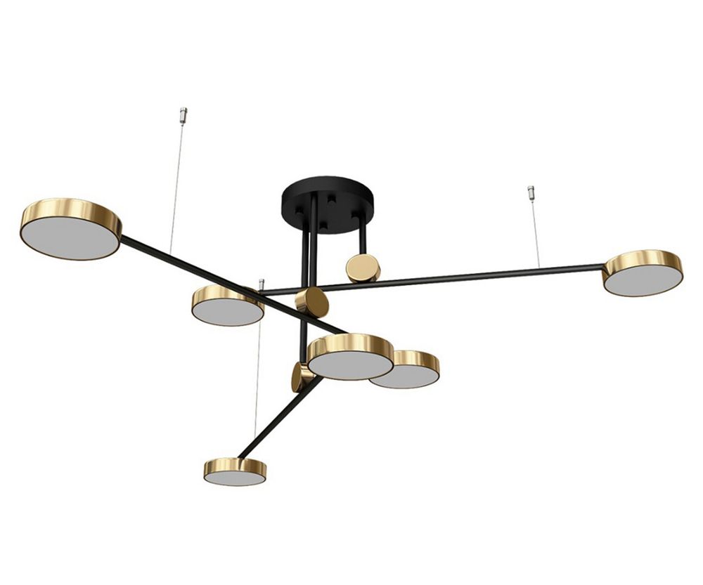 Люстра Рапис бронза w150*150 h55 Led 6*16W (4000К)