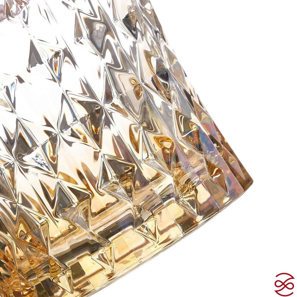 Набор стаканов для виски медов.золото TIMON Lady Diamond 270 мл