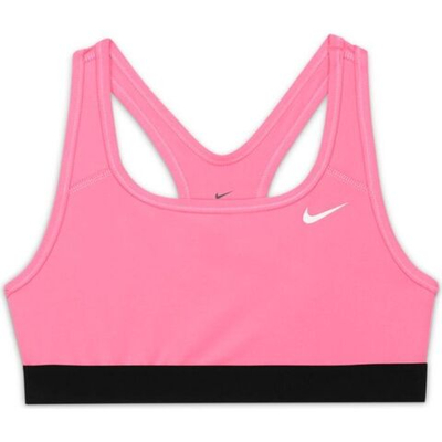 Топ для девочки теннисный Nike Swoosh Bra G - sunset pulse/white