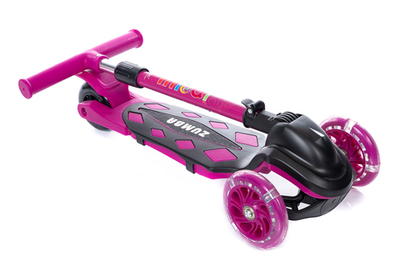 Самокат Scooter Mini Micar Zumba Чёрно-розовый (Арт. M1 Rider)