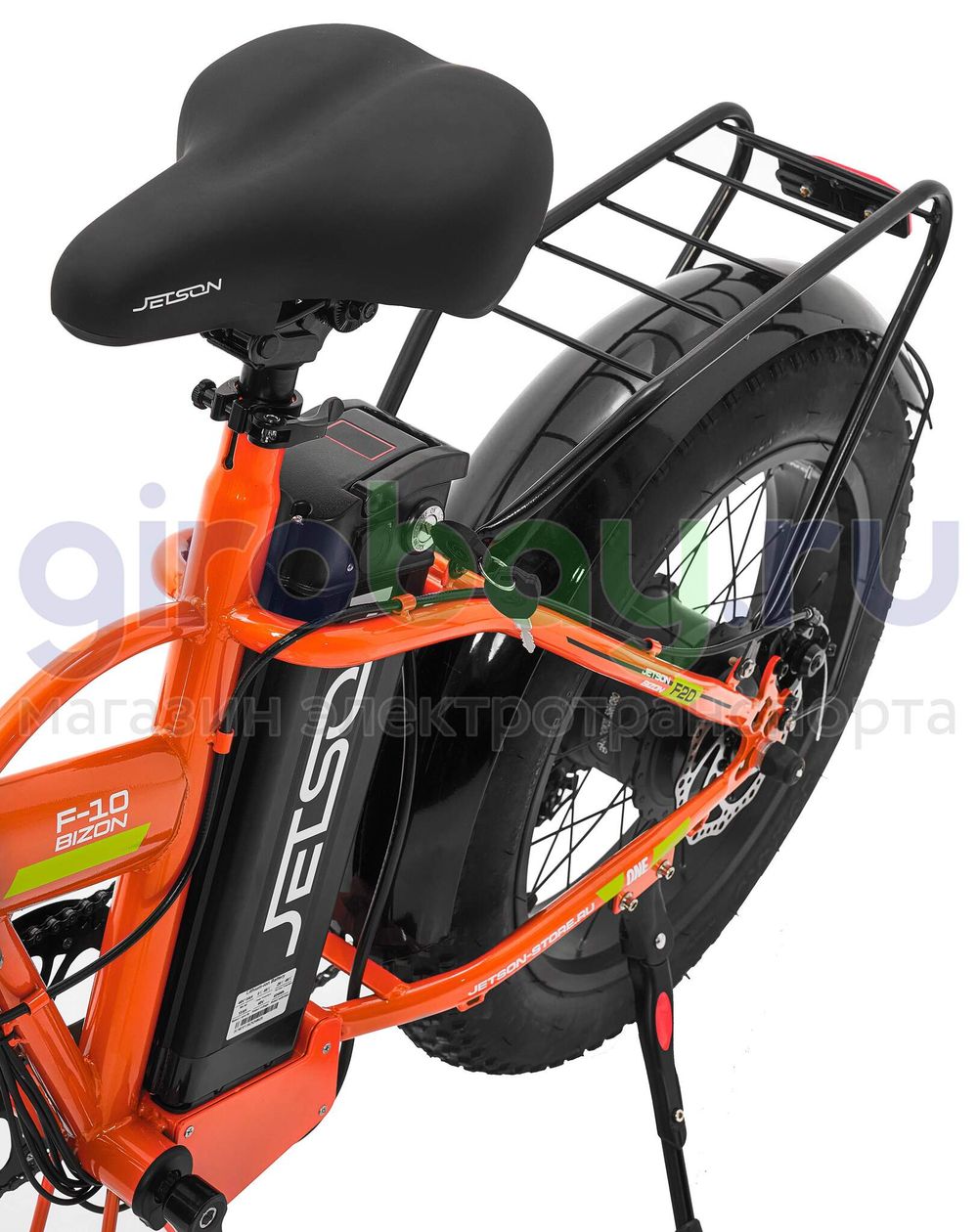 Электровелосипед Jetson F20 BIZON (48V/13Ah) - Серо-оранжевый фото №19