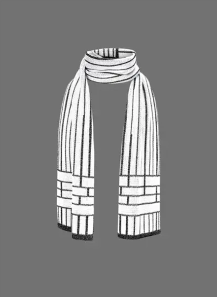 Шарф «Пыльная роза»