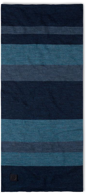 Тонкий шерстяной шарф-труба Buff Wool Move lightweight Denim Фото 9