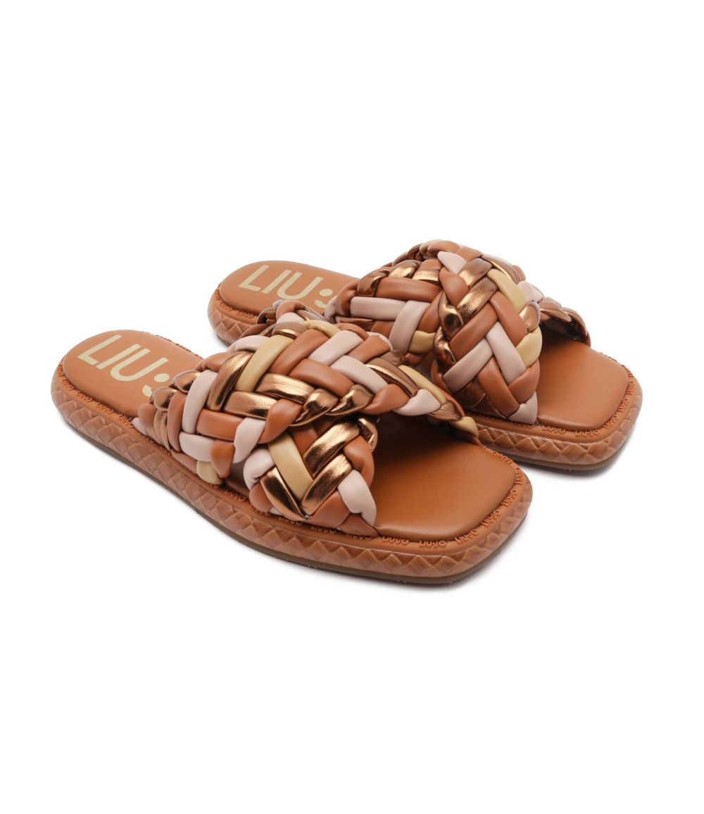 Шлепанцы Liu Jo - коричневый(SA3067 EX014)