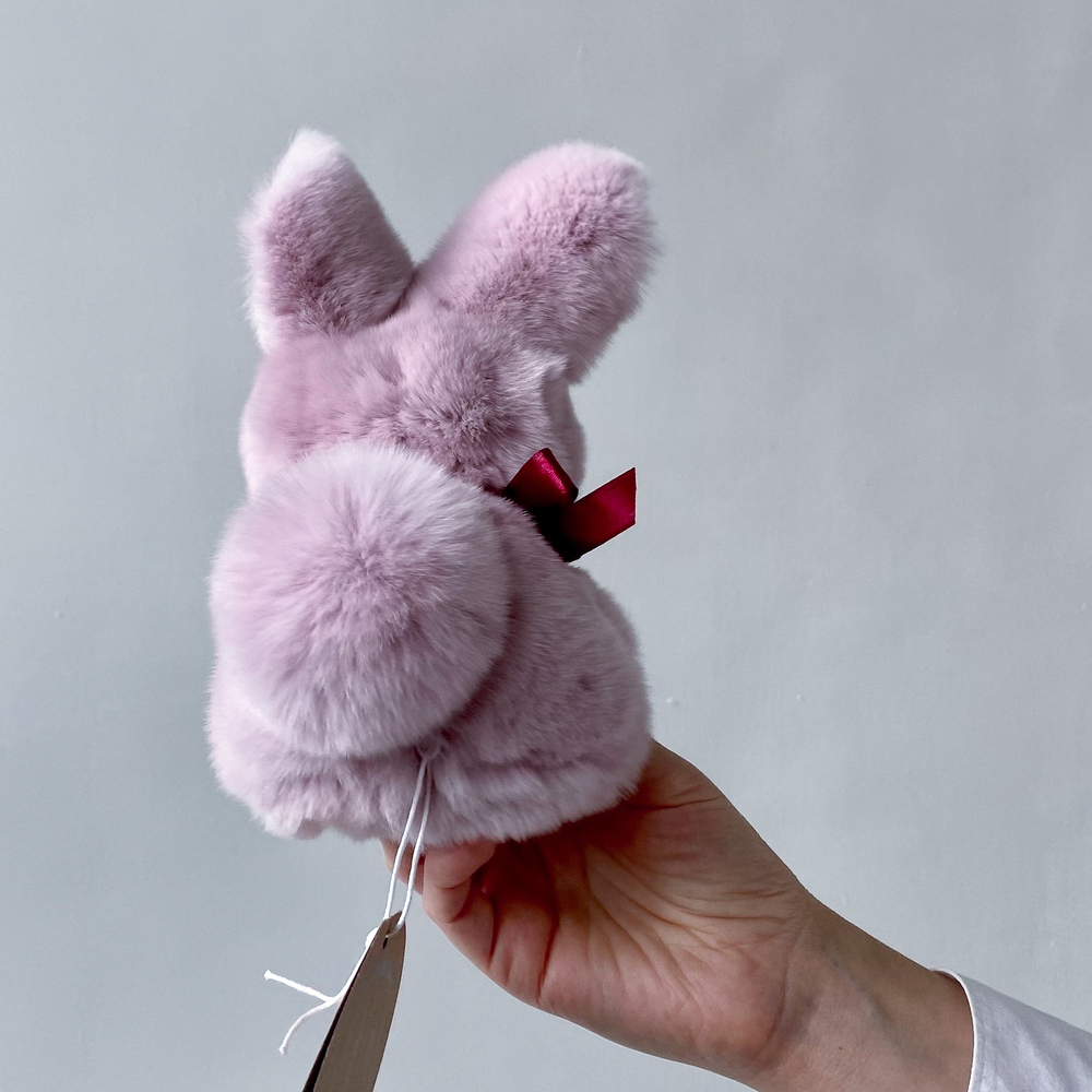 Кролик Тоша маленький (лиловый)