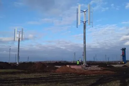 Первая гибридная ветряная электростанция для нефтяной компании в Татарстане