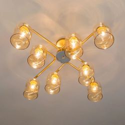 Citilux Клод CL137182 Люстра потолочная Золото