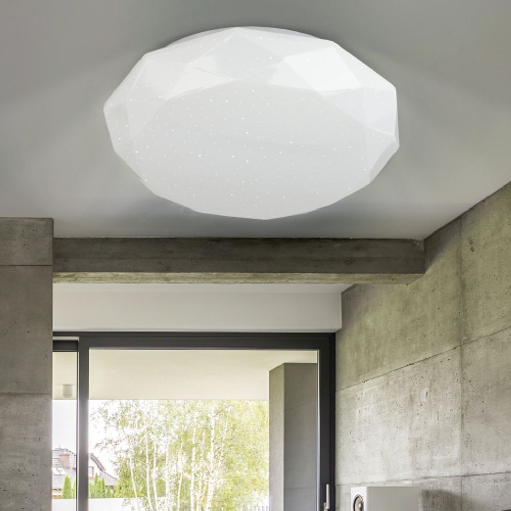 Светильник потолочный светодиодный ЭРА SPB-6-50-4K Sparkle без ДУ 50Вт 4000K | Светильники SPB-6 без ДУ