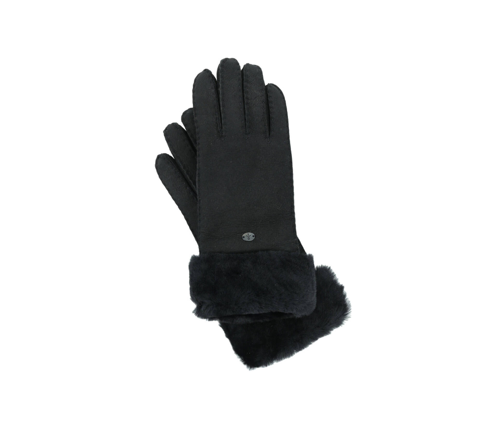 кожаные перчатки EMU Australia - черный(W9405)