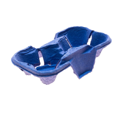 Держатель для 2-х стаканов 193х108х42мм синий (150 шт.)