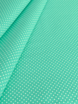 Ткань бязь плательная, рис. "Горох 2 мм", ширина 150 см, арт. 611