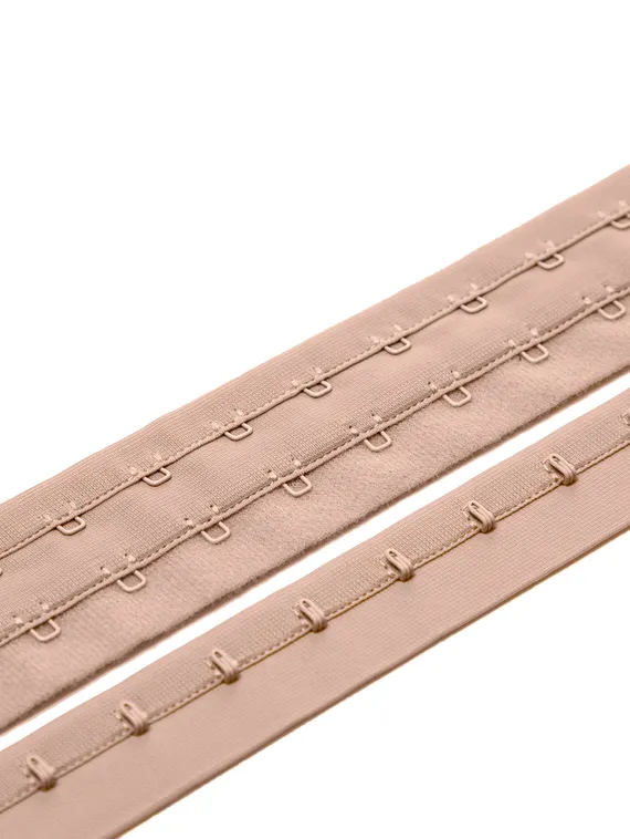 Крючки/петли на ленте, двухрядные, Arta-F, кофе с молоком 030