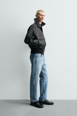 ZARA ДЖИНСЫ SLIM FIT, ГОЛУБОЙ