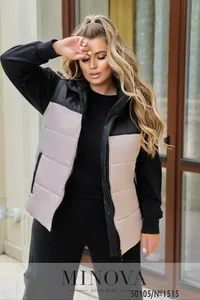 Жилет 1515-бежевый Minova